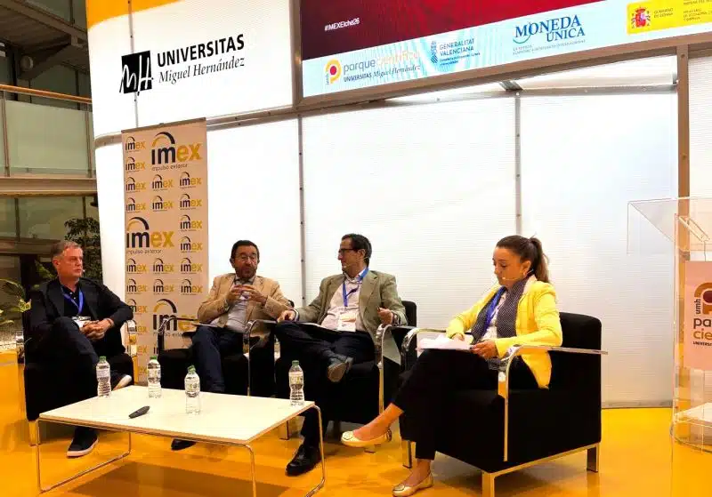 Ismael Martín, Foro de Negocios Argelia-España; Andrés Perelló, Casa Mediterráneo; Fernando Laviña, IMEX, e Ijlal Fassi Fihri, Alternativa Mediterránea.